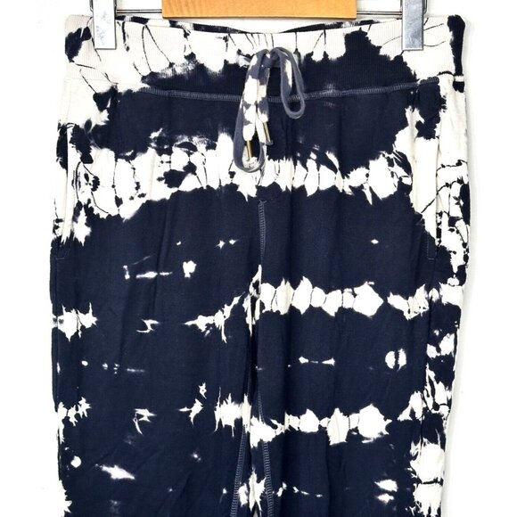 Young Fabulous & Broke Womens Tie Dye Joggers Sweatpants Navy White SIze Small - Picture 3 of 10